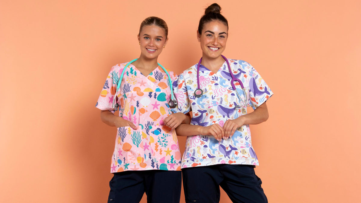 Fun Scrub Design Fun Printed Scrub Tops by Scrub Tops Australia – Page 3