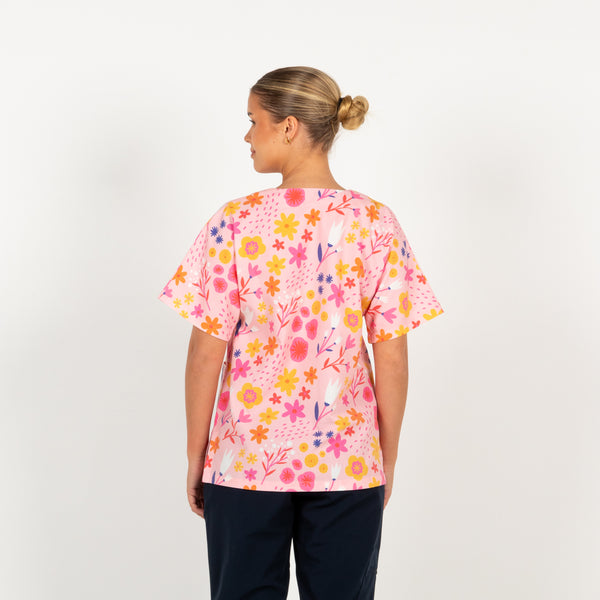 Blossom Scrub Top | Pink