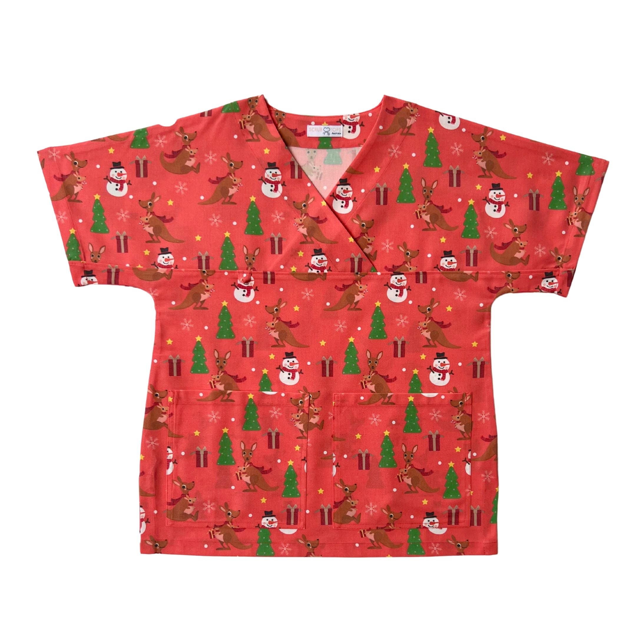 Coral on sale scrub tops