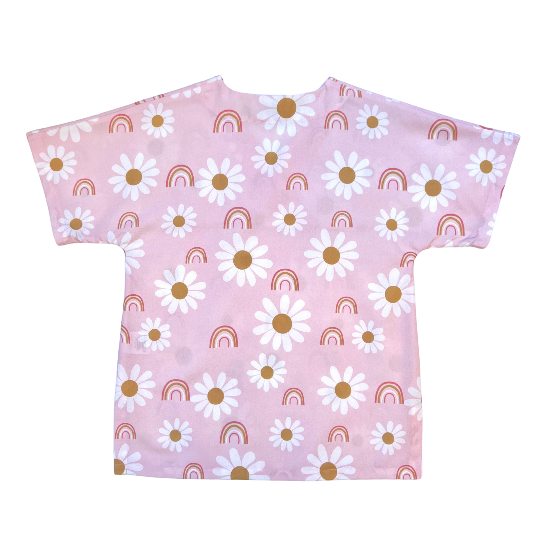 Daisy Scrub Top | Pink