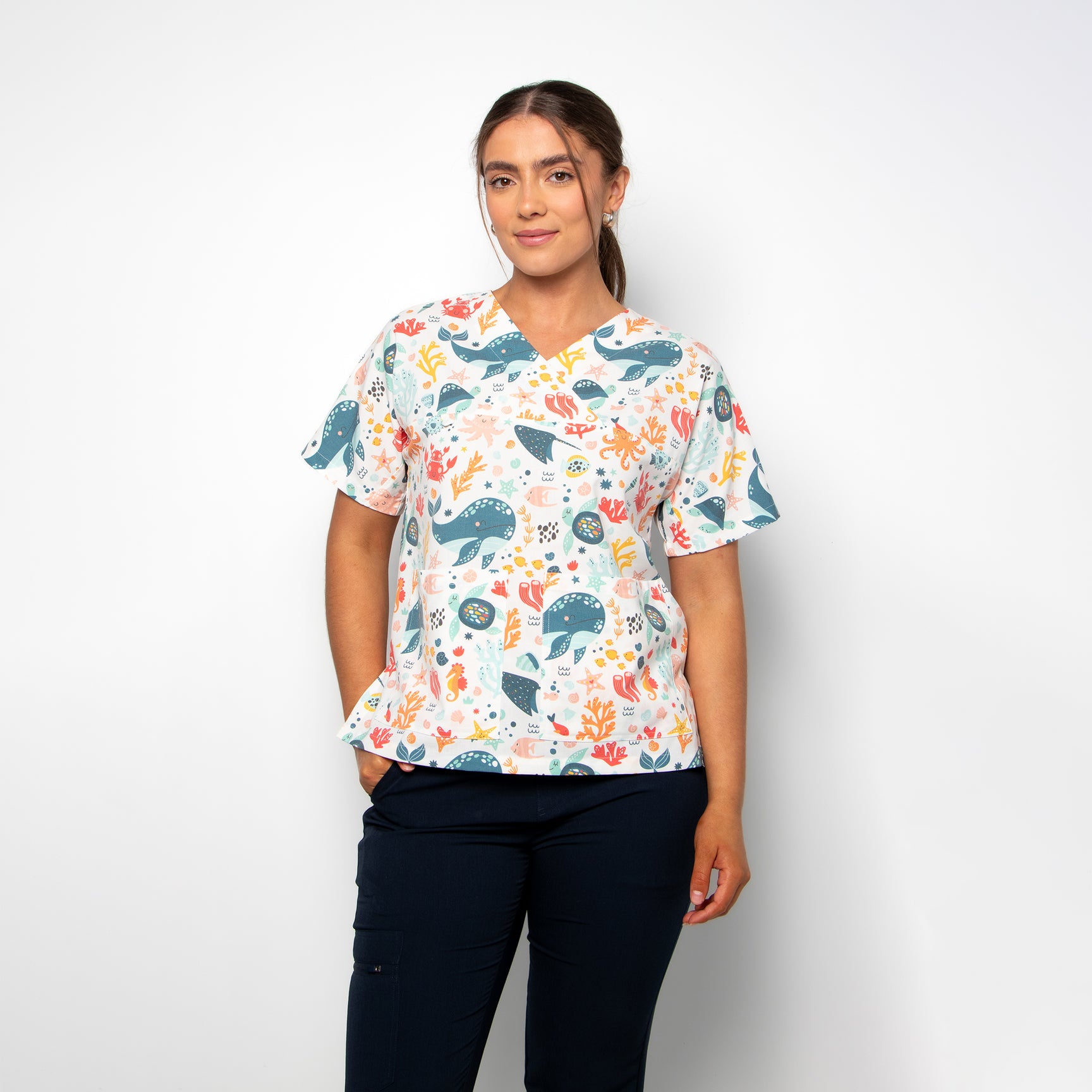 Fun Printed Scrub Tops by Scrub Tops Australia