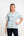 Snowy Christmas Scrub Top | Blue